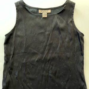 South China Sea black sleeveless top